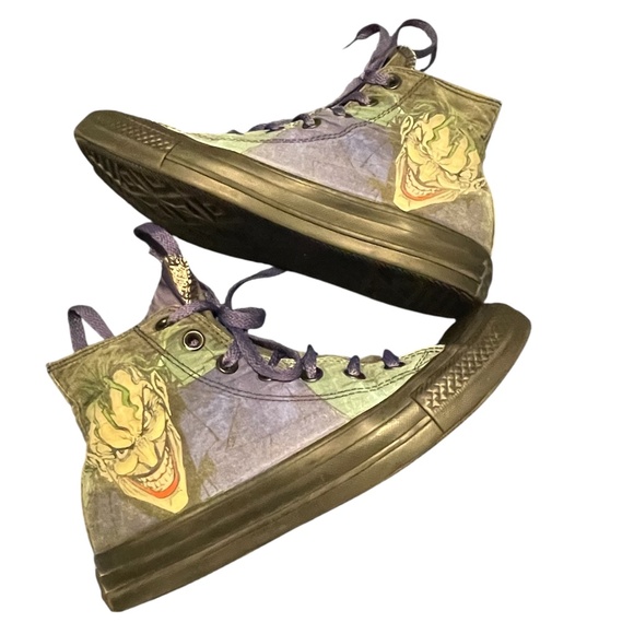 Converse Chuck Taylor All Star High Top Batman DC Joker Size Men's 5 Women’s 7 - Picture 6 of 13